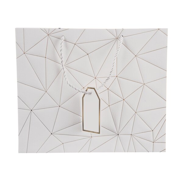 Dárková taška mřížka 31x12x26 cm