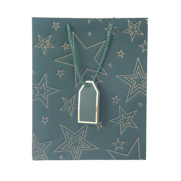 Dárková taška hvězda 26x12x32 cm 