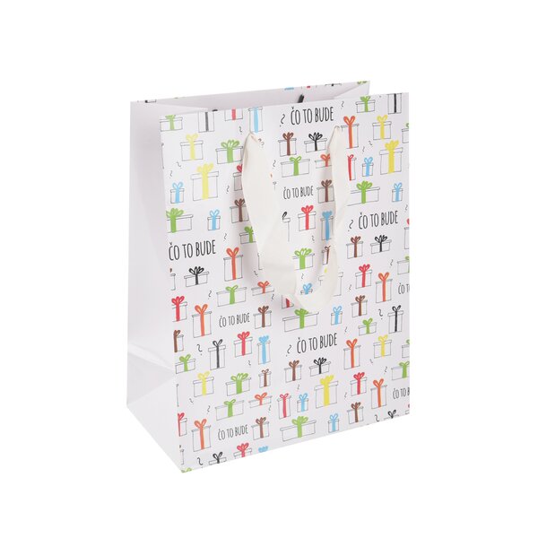 Dárková taška Čo to bude 18x10x23 cm 