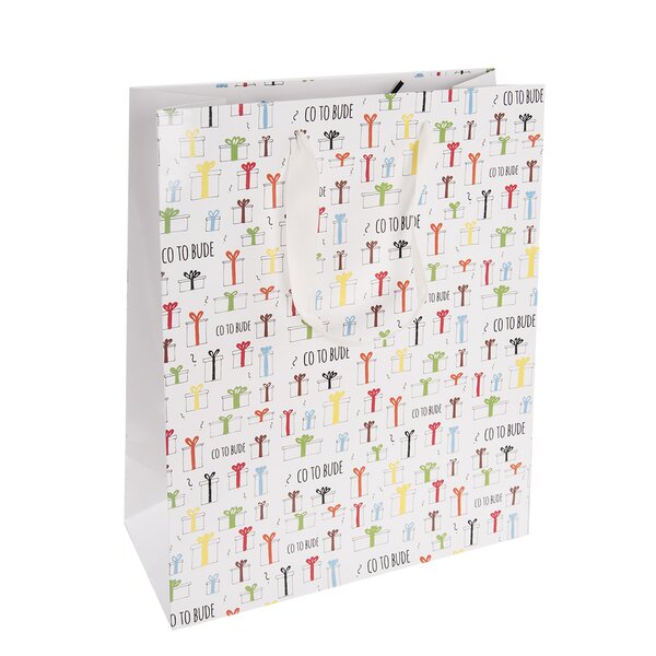 Dárková taška Co to bude 26x12x32 cm