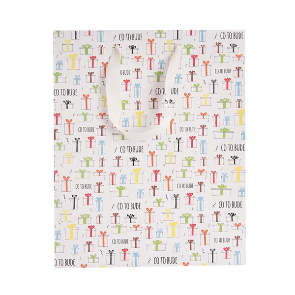 Dárková taška Co to bude 26x12x32 cm