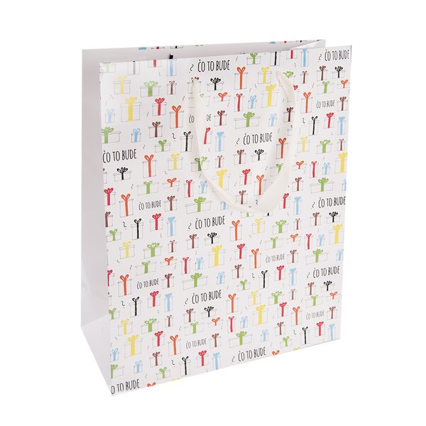 Dárková taška Čo to bude 26x12x32 cm