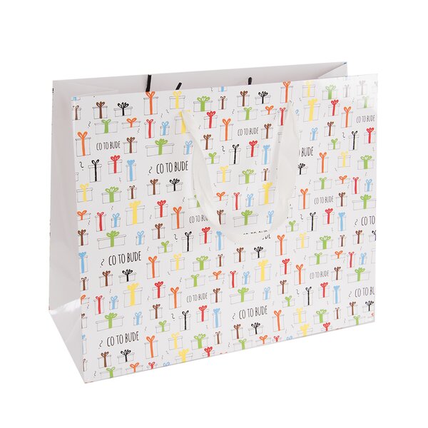 Dárková taška Co to bude 32x12x26 cm 