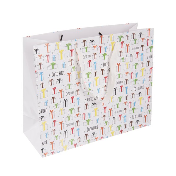 Dárková taška Čo to bude 32x12x26 cm 