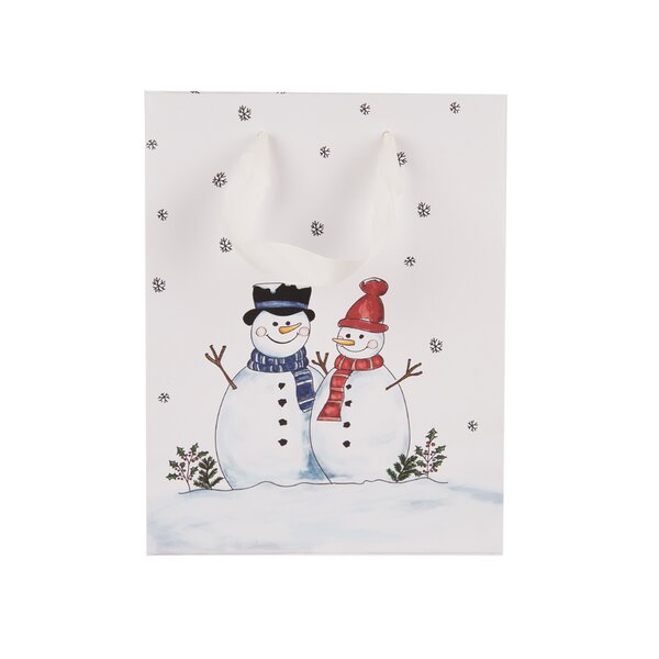 Dárková taška SNĚHULÁK 18x10x23 cm