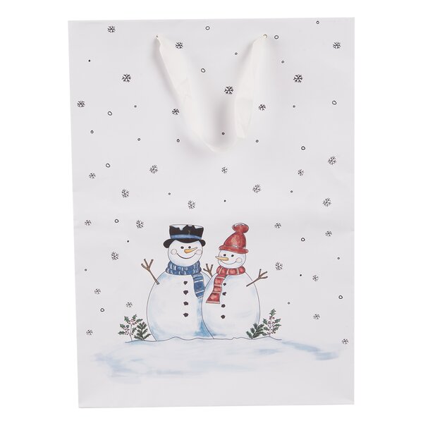 Dárková taška SNĚHULÁK 32,5x10x45,5 cm