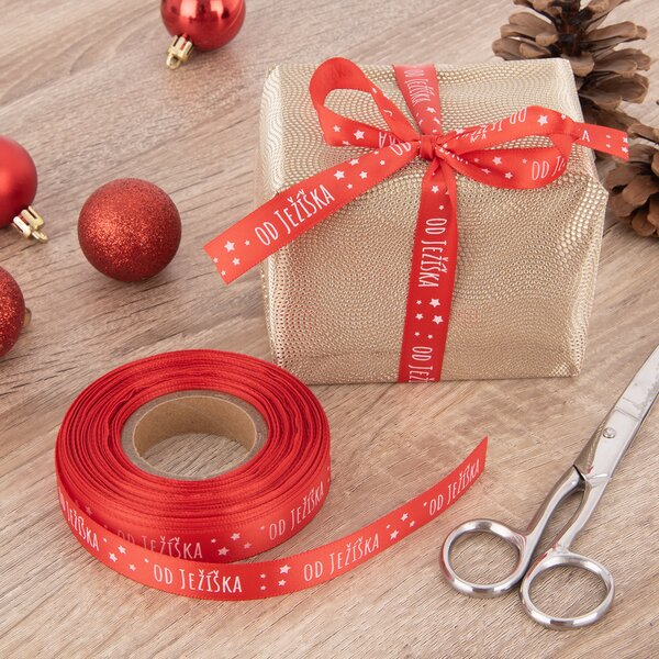 Vánoční stuha Od Ježíška 25 m