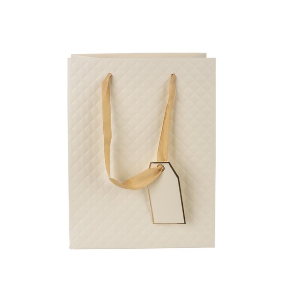 Dárková taška quilt 18x10x23 cm