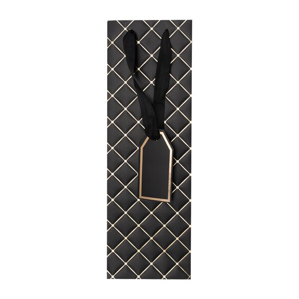 Dárková taška quilt 12x9x36 cm