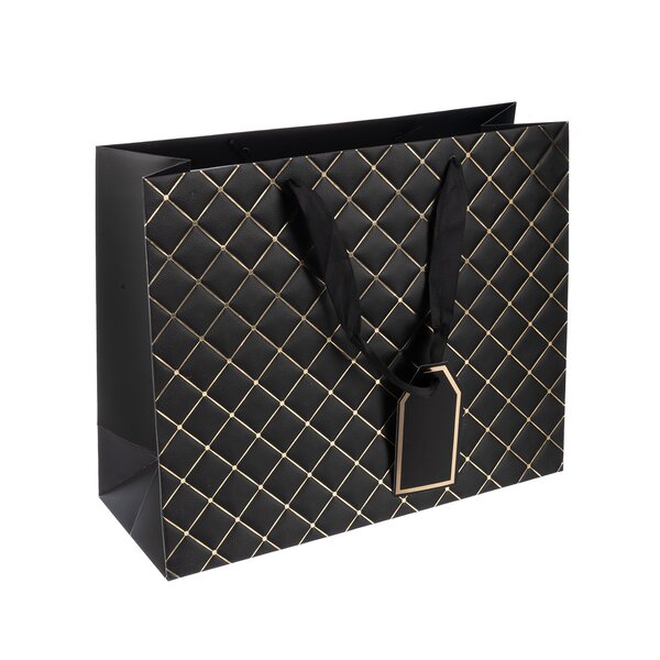 Dárková taška quilt 32x12x26 cm