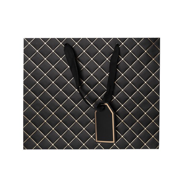 Dárková taška quilt 32x12x26 cm