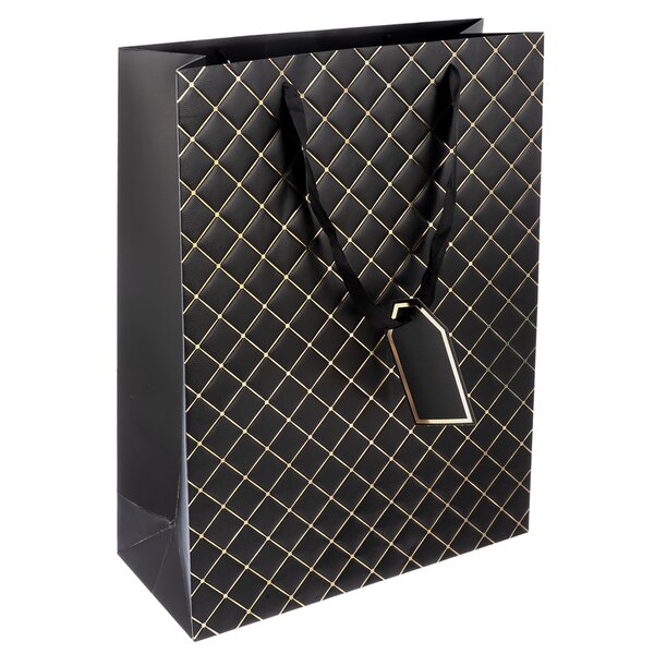 Dárková taška quilt 31x12x42 cm