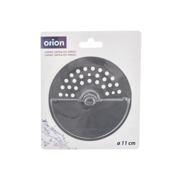Lapač-zátka otočný do dřezu pr. 11 cm