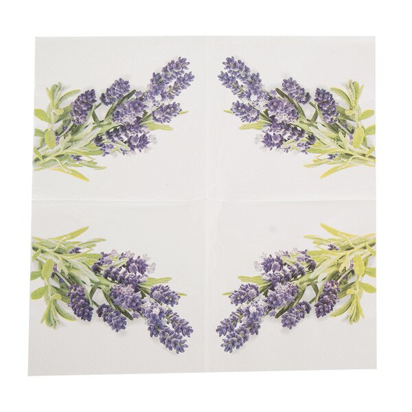 Servírovací ubrousky levandule