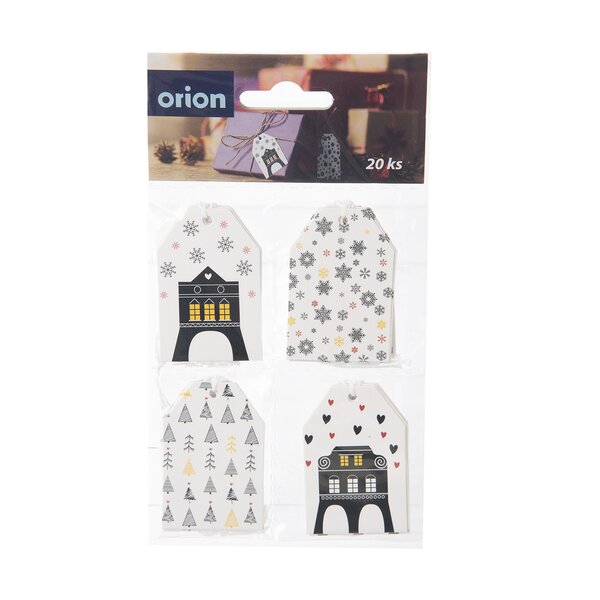 Visačky-jmenovka DOMKY 20 ks