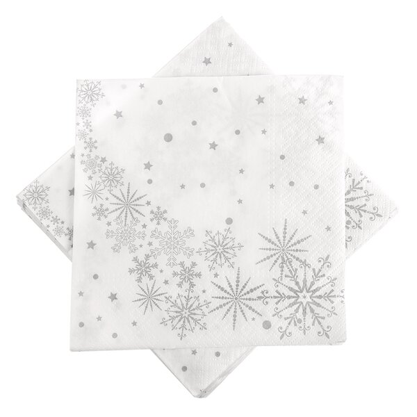 Servírovací ubrousky hvězdy VLOČKA