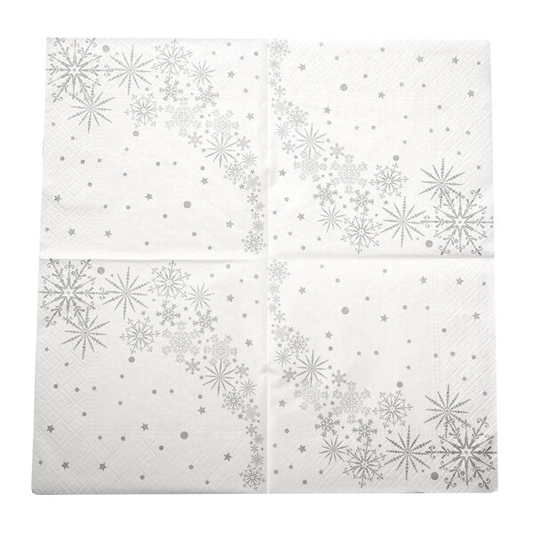 Servírovací ubrousky hvězdy VLOČKA