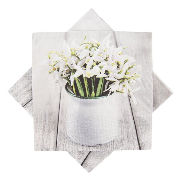 Servírovací ubrousky jaro