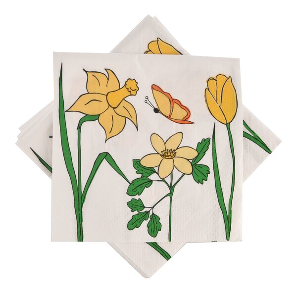 Servírovací ubrousky jarní louka