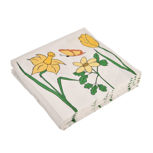 Servírovací ubrousky jarní louka