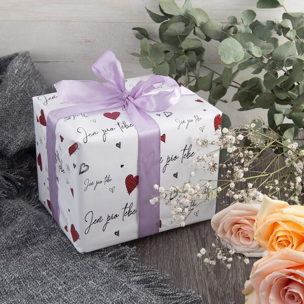 Balicí papír Jen pro tebe 100x70 cm 2 ks