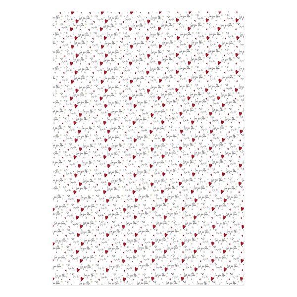 Balicí papír Len pre teba 100x70 cm 2 ks