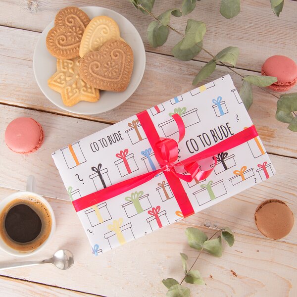 Balicí papír Co to bude 100x70 cm 2 ks