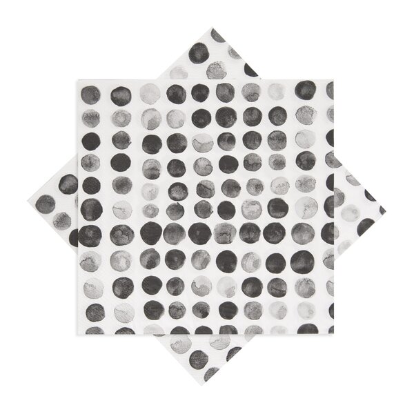 Servírovací ubrousky puntíky 33x33 cm