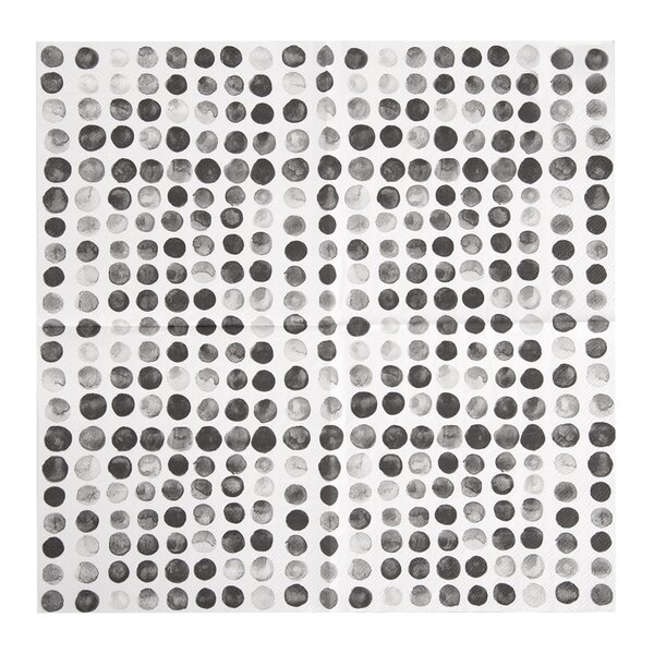 Servírovací ubrousky puntíky 33x33 cm