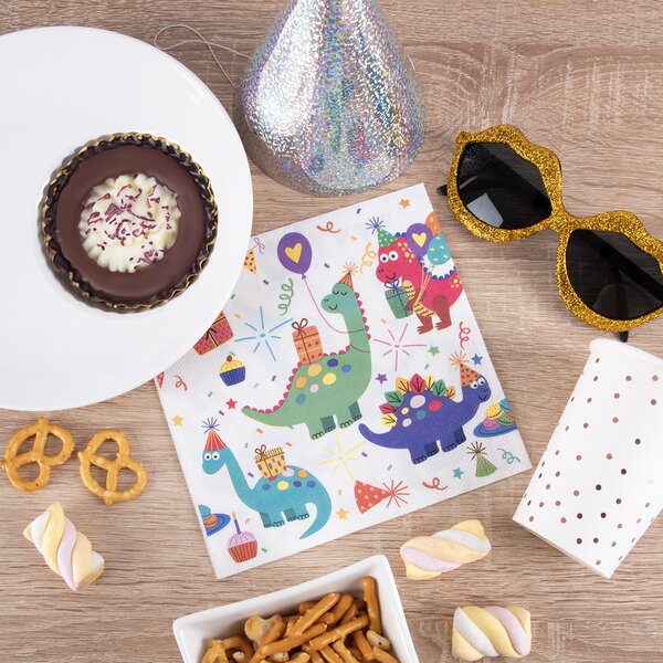 Servírovací ubrousky dinosauři