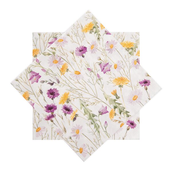 Servírovací ubrousky jarní květy