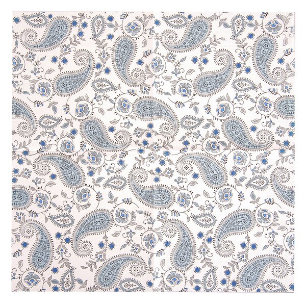 Servírovací ubrousky kašmírový vzor