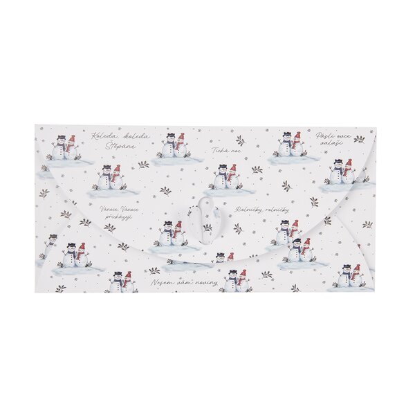 Papírová obálka SNĚHULÁK