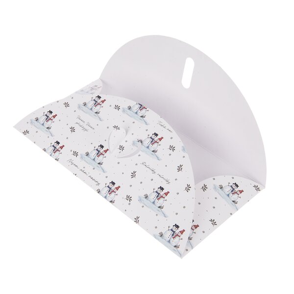 Papírová obálka SNĚHULÁK