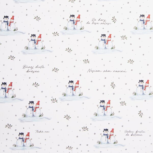 Vánoční balicí papír SNEHULIAK 500x70 cm
