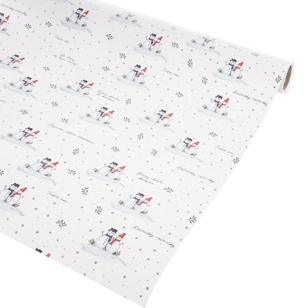 Vánoční balicí papír SNEHULIAK 500x70 cm