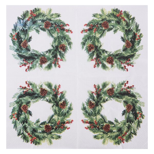 Servírovací ubrousky věnec