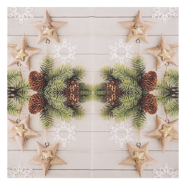 Servírovací ubrousky hvězdy