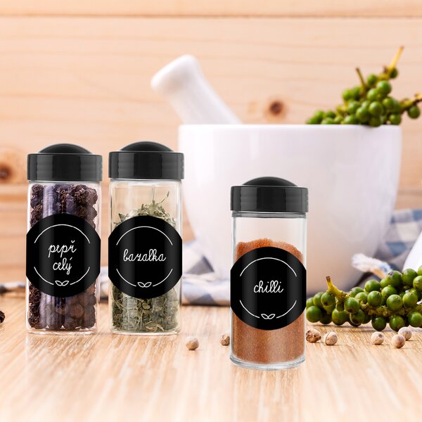 Samolepky na kořenky BLACK