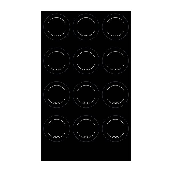 Samolepky na kořenky BLACK 