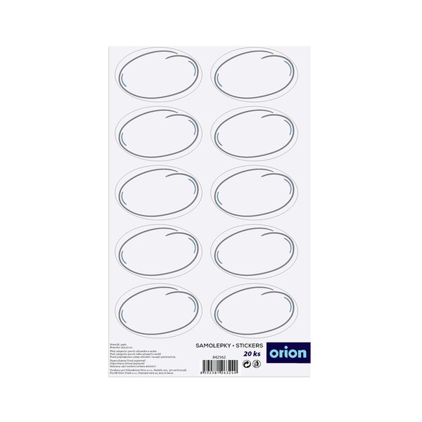 Samolepky na dózy prázdné