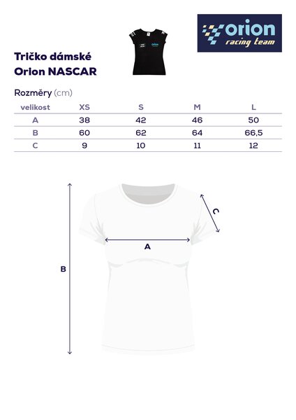 Tričko dámské Orion NASCAR vel. L