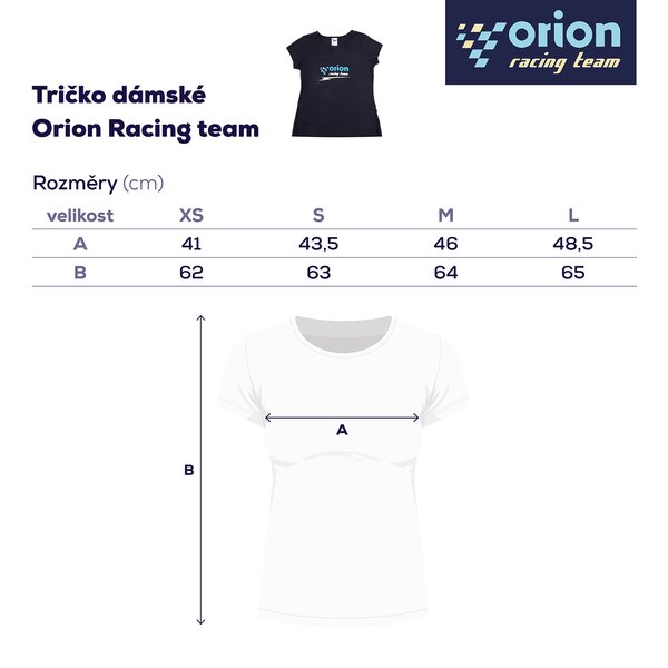 Tričko dámské Orion RACING vel. S			