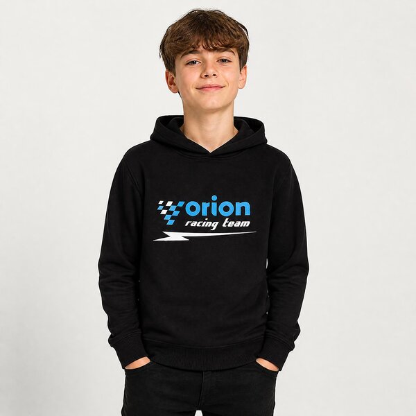 Mikina dětská s kapucí Orion RACING vel. 9-11 let