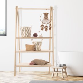 Dřevěný stojan se 3 policemi 92x50x164 cm