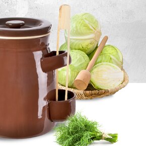 Nakládací hrnec s kleštěmi zelák 2,5 l