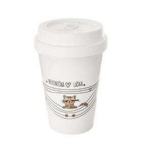 Termohrnek NEKONEČNÁ LÁSKA kočka 0,35 l