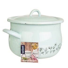 Hrnec LOUKA zelený s poklicí 4,8 l