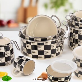 Kastrol ŠACHOVNICE Lem 5 l 