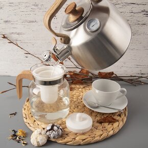 Čajník s píšťalou a teploměrem 3,2 l